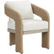 Pylos Natural / Louis Cream Outdoor Dining Armchair